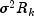 sigma^2R_{k}