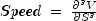 Speed\;=\;\frac{\partial^3 V}{\partial S^3}