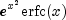 e^{x^{2}}textup{erfc}(x)