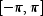 [-pi, pi]