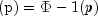 ({rm p})=Phi-1(p)