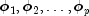 {phi_1},{phi_2},ldots,{phi_p}