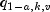 q_{1-a,k,v}