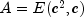 A=E(c^2, c)