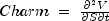 Charm\;=\;\frac{\partial^2 V}{\partial S \partial t}