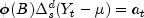 phi(B)Delta_s^d (Y_t-mu) = a_t