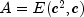A=E(c^2, c)
