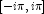 [-i\pi,i\pi]