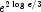 e^{2\log \epsilon/3}