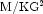 \rm {M/KG^2}