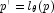 p' = l_\theta (p)