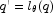 {q'}= l_\theta(q)