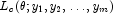 L_c(\theta; y_1, y_2, \ldots, y_m)