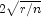 2\sqrt{r/n}