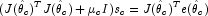 (J(\hat\theta_c)^T J(\hat\theta_c)+\mu_c I)
            s_c = J(\hat \theta_c)^T e(\hat \theta_c)