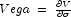 Vega\;=\;\frac{\partial V}{\partial \sigma}