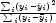 \frac{\sum_i
            \left(y_i-\hat{y}_i\right)^2}{\sum_i\left(y_i-\bar{y}_i\right)}
            