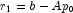 r_1 = b-Ap_0