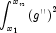 \int_{x_1 }^{x_n } {\left( {g''} \right)} ^2
            