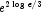 e^{2\log \epsilon/3}