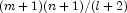 (m+1)
            (n+1)/(l+2)