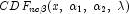 CDF_{nc\beta}(x,\;\alpha_1,\;\alpha_2,\;\lambda)
            