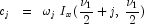 
            c_j \;\; = \;\; \omega_j \; I_x (\frac{\nu_1}{2} + j, \; \frac{\nu_1}{2})
            