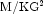 \rm {M/KG^2}