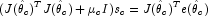 (J(\hat\theta_c)^T J(\hat\theta_c)+\mu_c I)
            s_c = J(\hat \theta_c)^T e(\hat \theta_c)